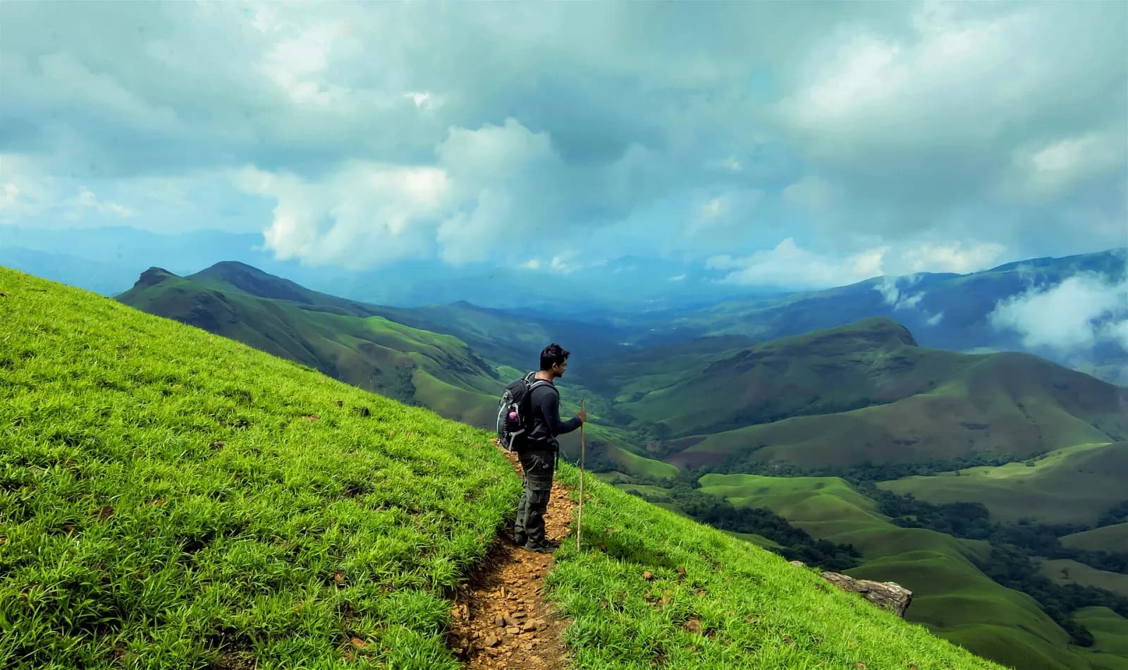 Kudremukh Peak Trek Through Shola Grasslands